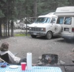 Yukon River Campsite- 4 motorhomes
